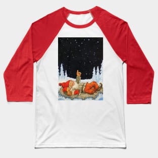 “Under the Stars” Gnomes by Jenny Nystrom Baseball T-Shirt